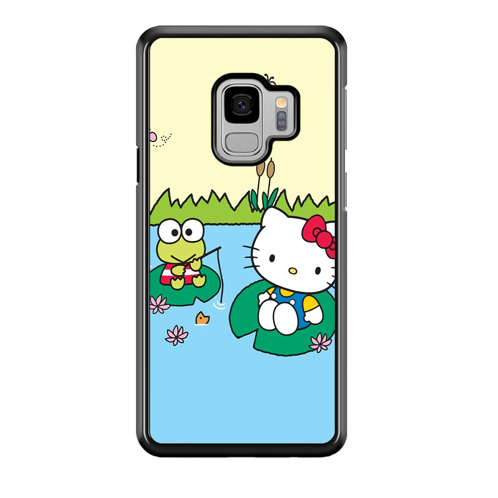 Hello Kitty Fishing With Keroppi Samsung Galaxy S9 Case