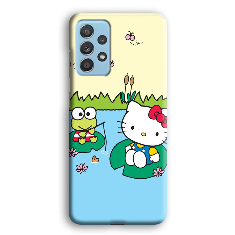 Hello Kitty Fishing With Keroppi Samsung Galaxy A52 Case