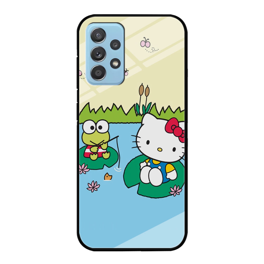 Hello Kitty Fishing With Keroppi Samsung Galaxy A52 Case
