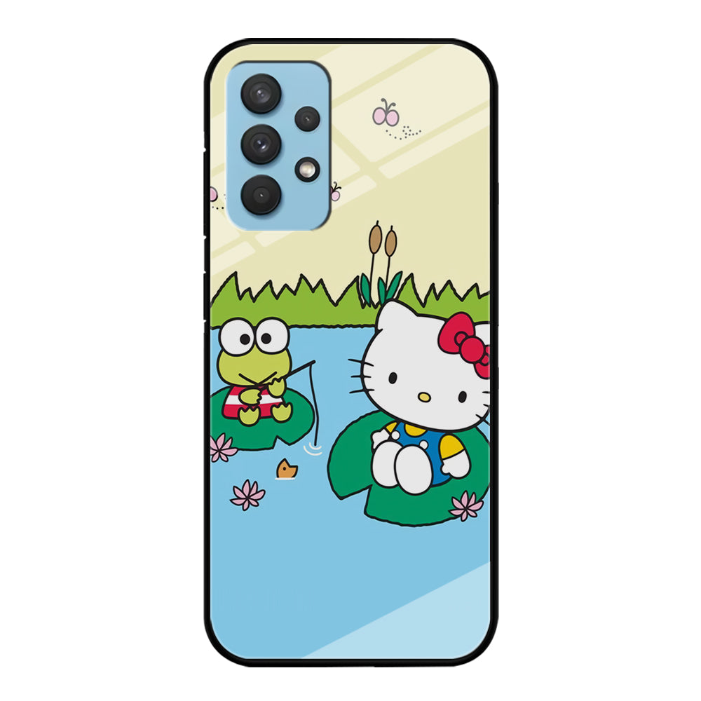 Hello Kitty Fishing With Keroppi Samsung Galaxy A32 Case