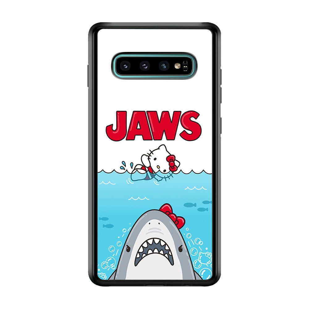 Hello Kitty Jaws Shark Samsung Galaxy S10 Plus Case