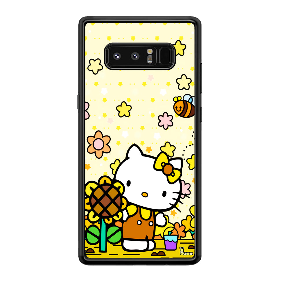 Hello Kitty Sun Flowers Samsung Galaxy Note 8 Case