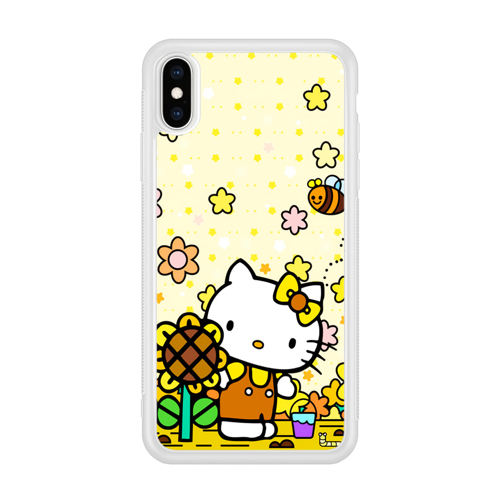 Hello Kitty Sun Flowers iPhone XS Case