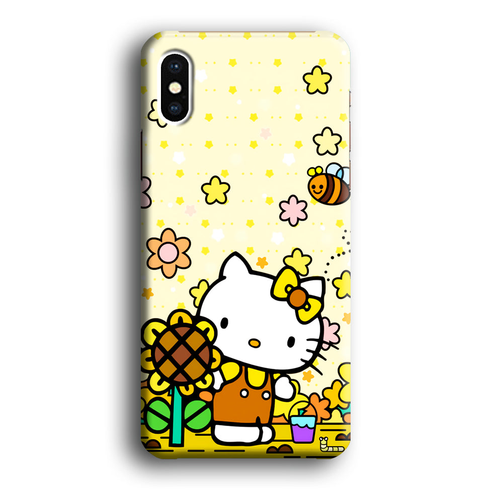 Hello Kitty Sun Flowers iPhone XS Case