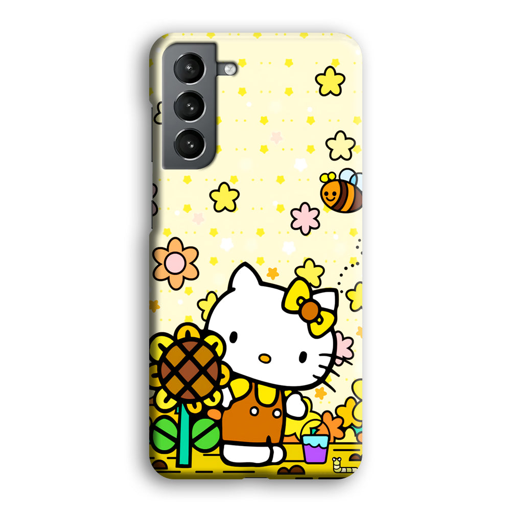 Hello Kitty Sun Flowers Samsung Galaxy S21 Plus Case