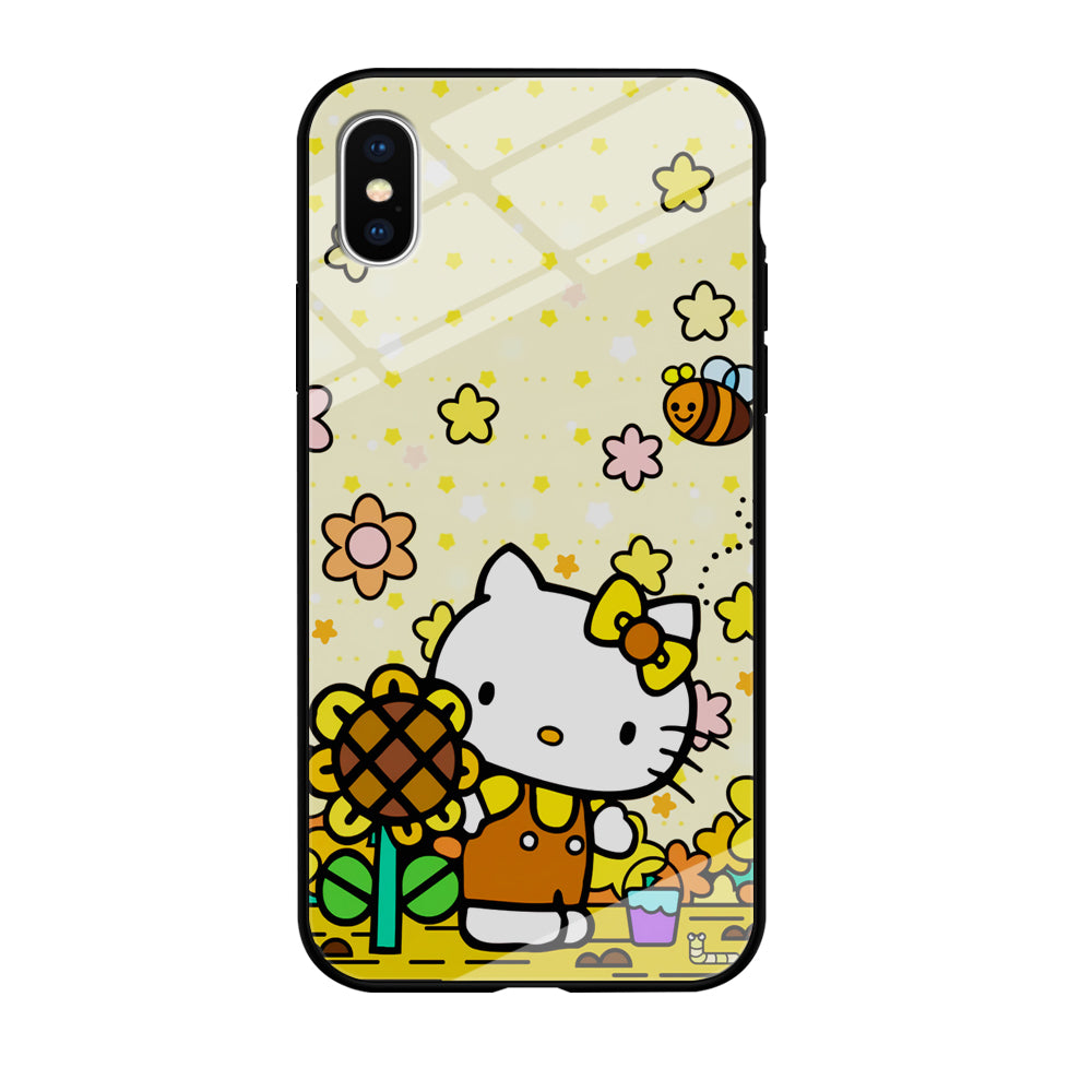 Hello Kitty Sun Flowers iPhone XS Case