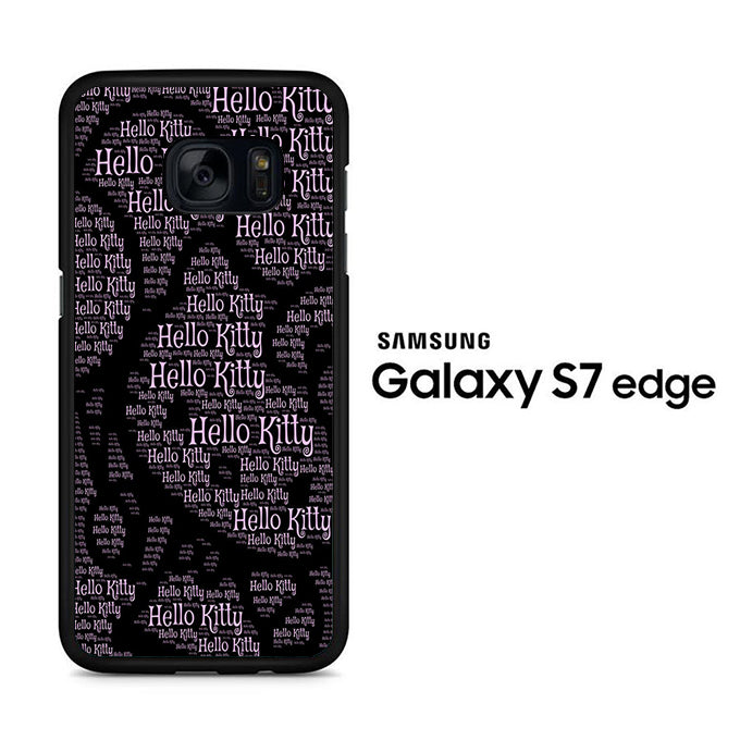 Hello Kitty Code Programming Style Samsung Galaxy S7 Edge Case