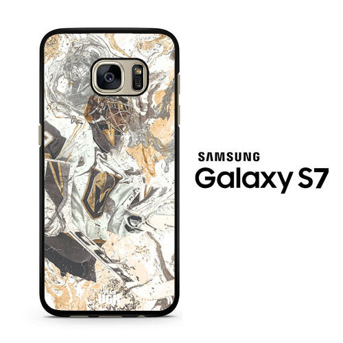 Hockey Vegas Golden Knight Marble Samsung Galaxy S7 Case