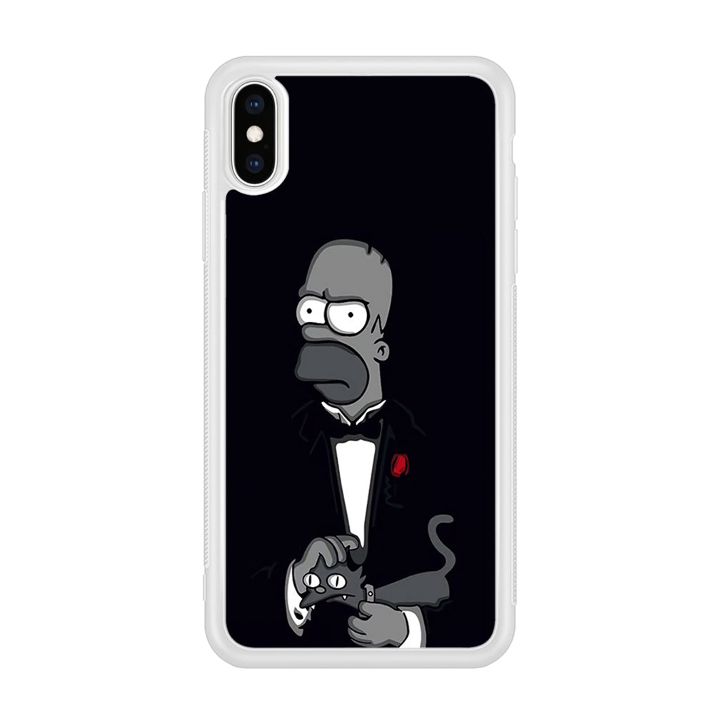 Homer Simpson Goodfather iPhone XS Case