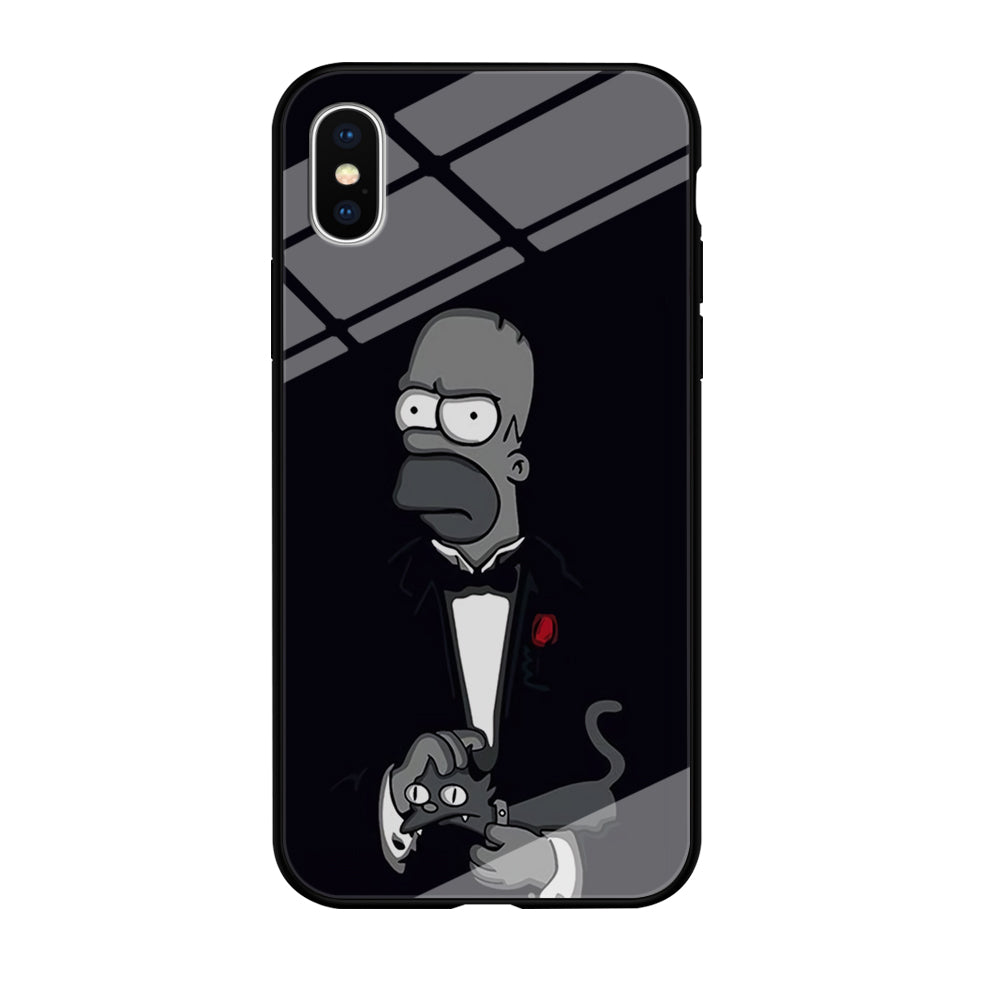 Homer Simpson Goodfather iPhone XS Case