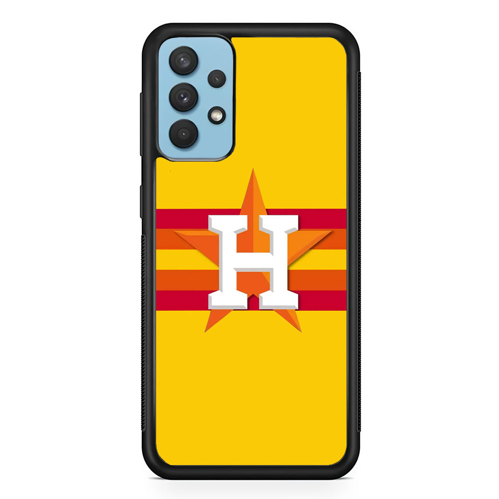 Houston Astros MLB Team Samsung Galaxy A32 Case
