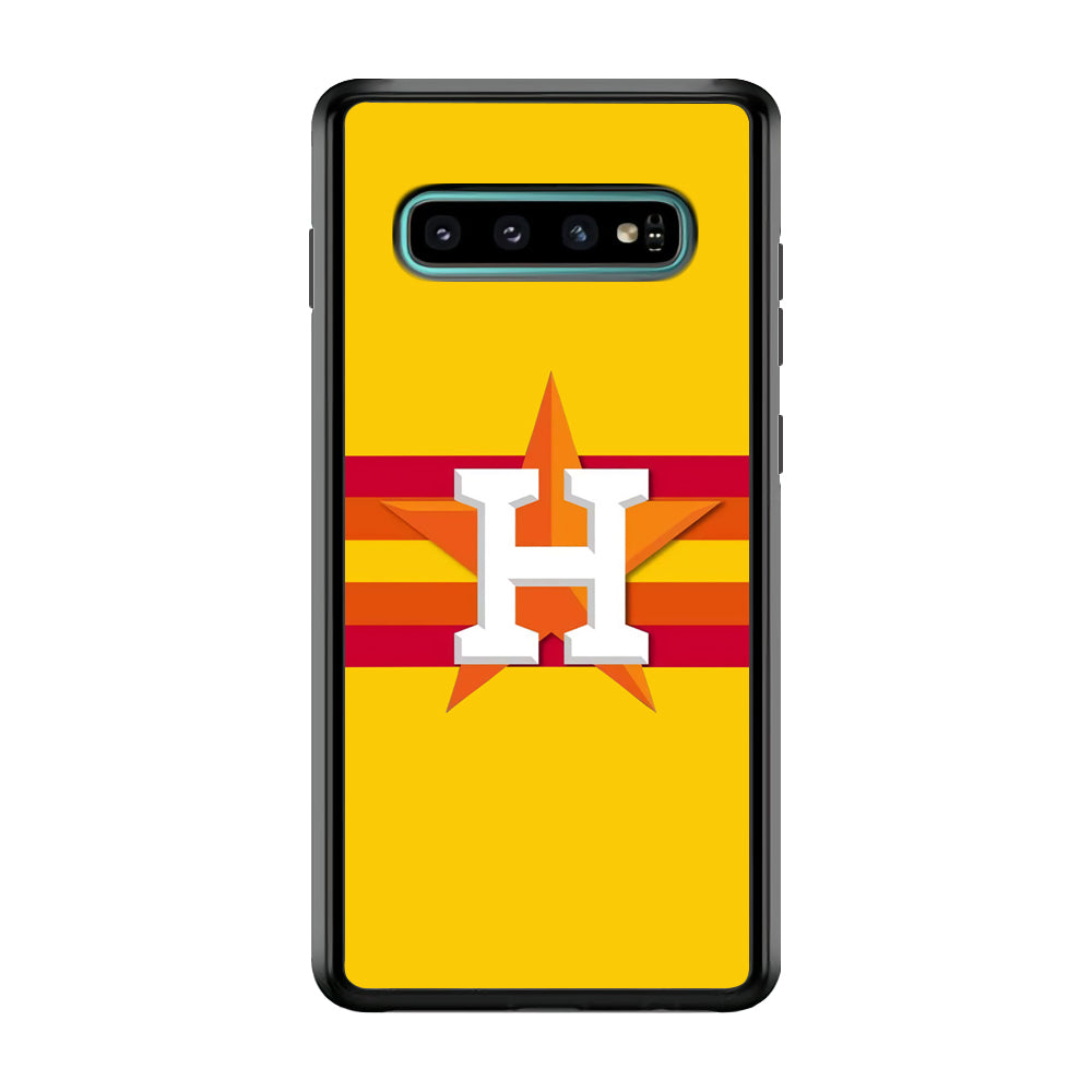 Houston Astros MLB Team Samsung Galaxy S10 Plus Case