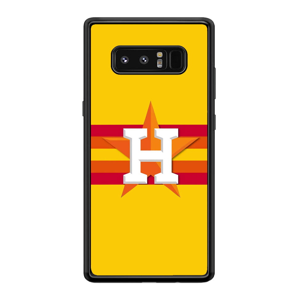 Houston Astros MLB Team Samsung Galaxy Note 8 Case