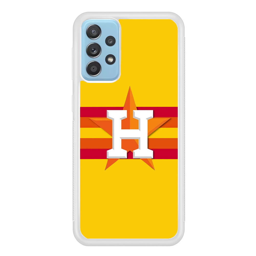 Houston Astros MLB Team Samsung Galaxy A52 Case