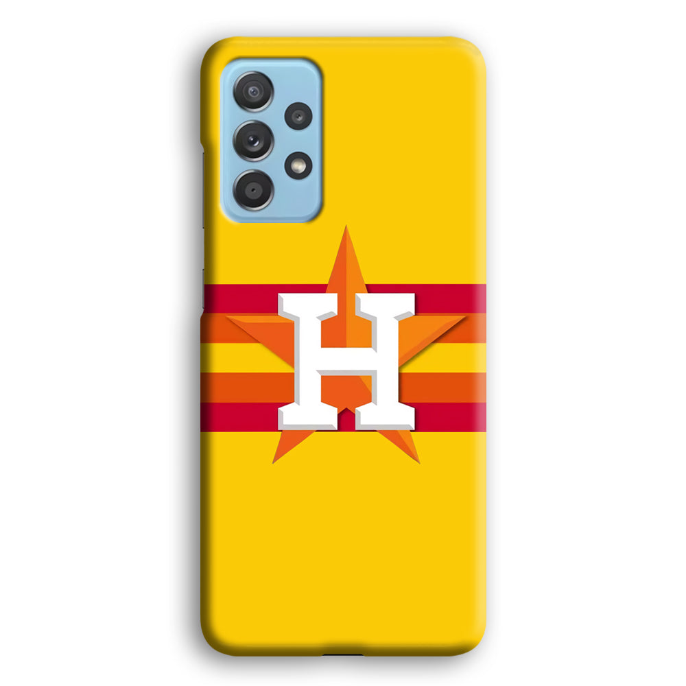 Houston Astros MLB Team Samsung Galaxy A52 Case
