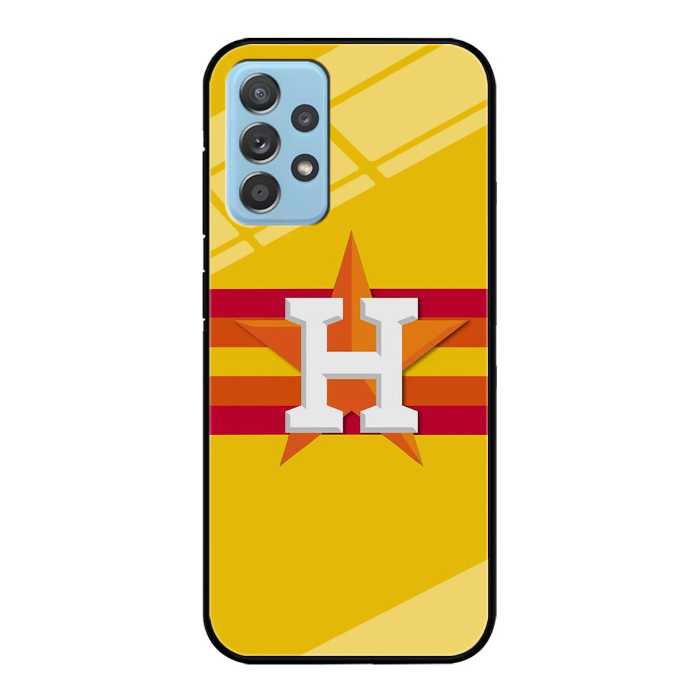 Houston Astros MLB Team Samsung Galaxy A52 Case