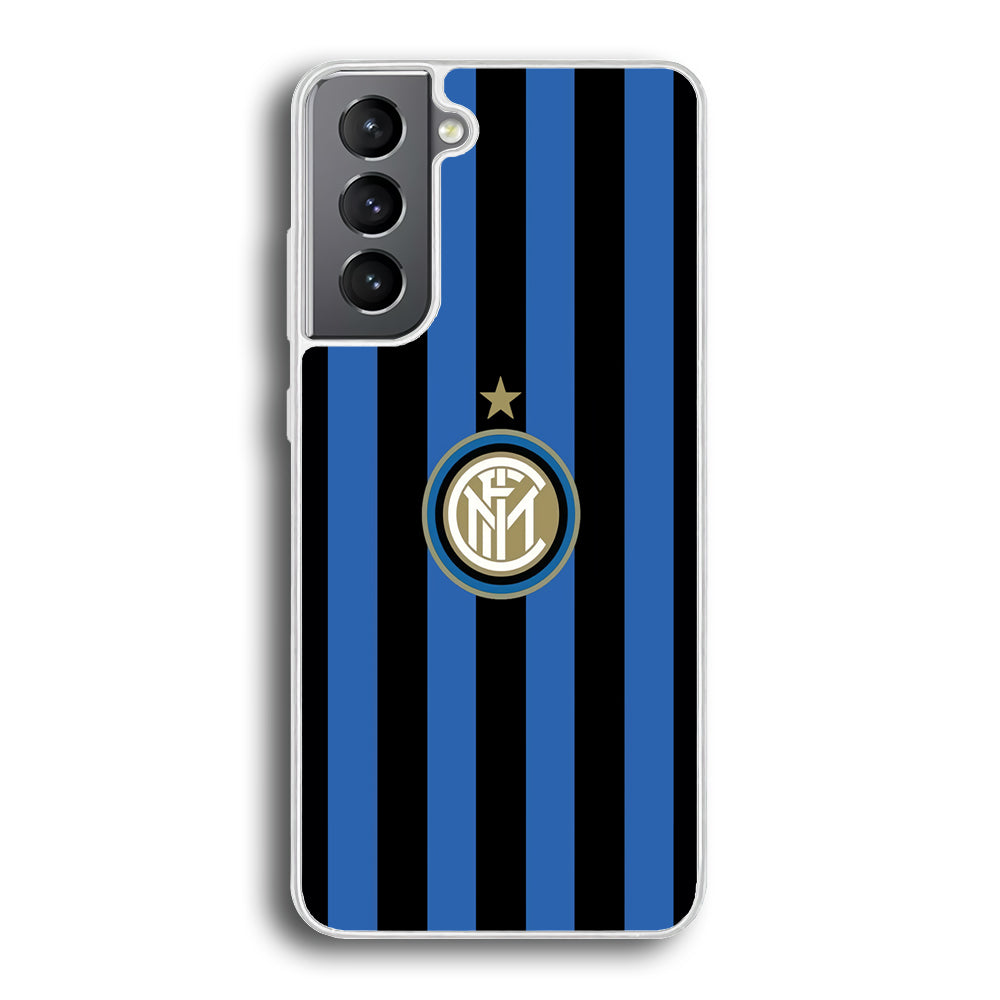 Inter Milan Pattern Of Icon Samsung Galaxy S21 Plus Case