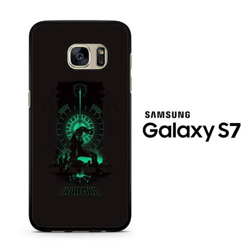 Ironman Grey Neon Samsung Galaxy S7 Case
