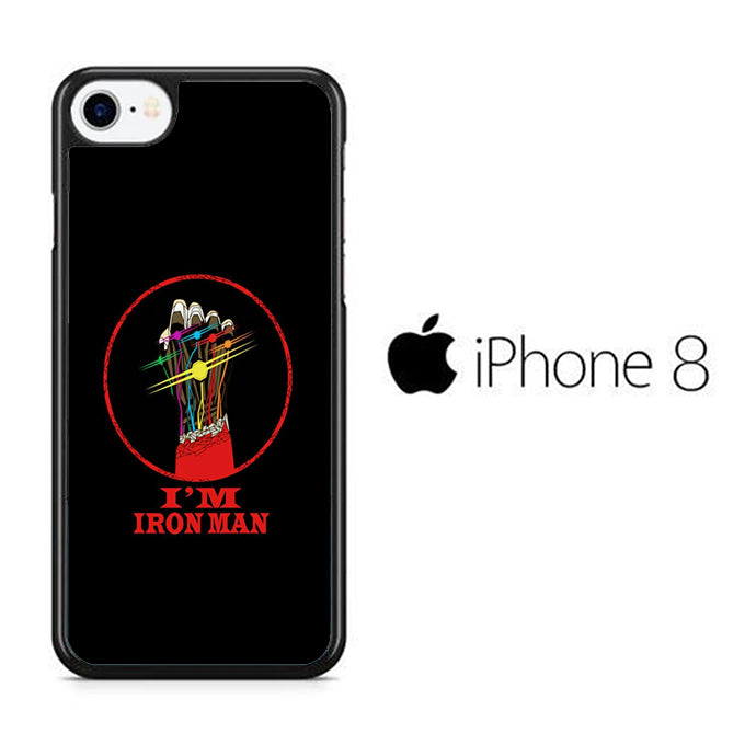 Ironman Hand Thanos Power iPhone 8 Case