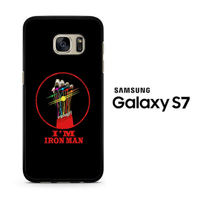 Ironman Hand Thanos Power Samsung Galaxy S7 Case