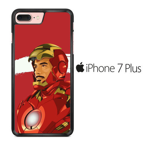Ironman Red White Stripe iPhone 7 Plus Case