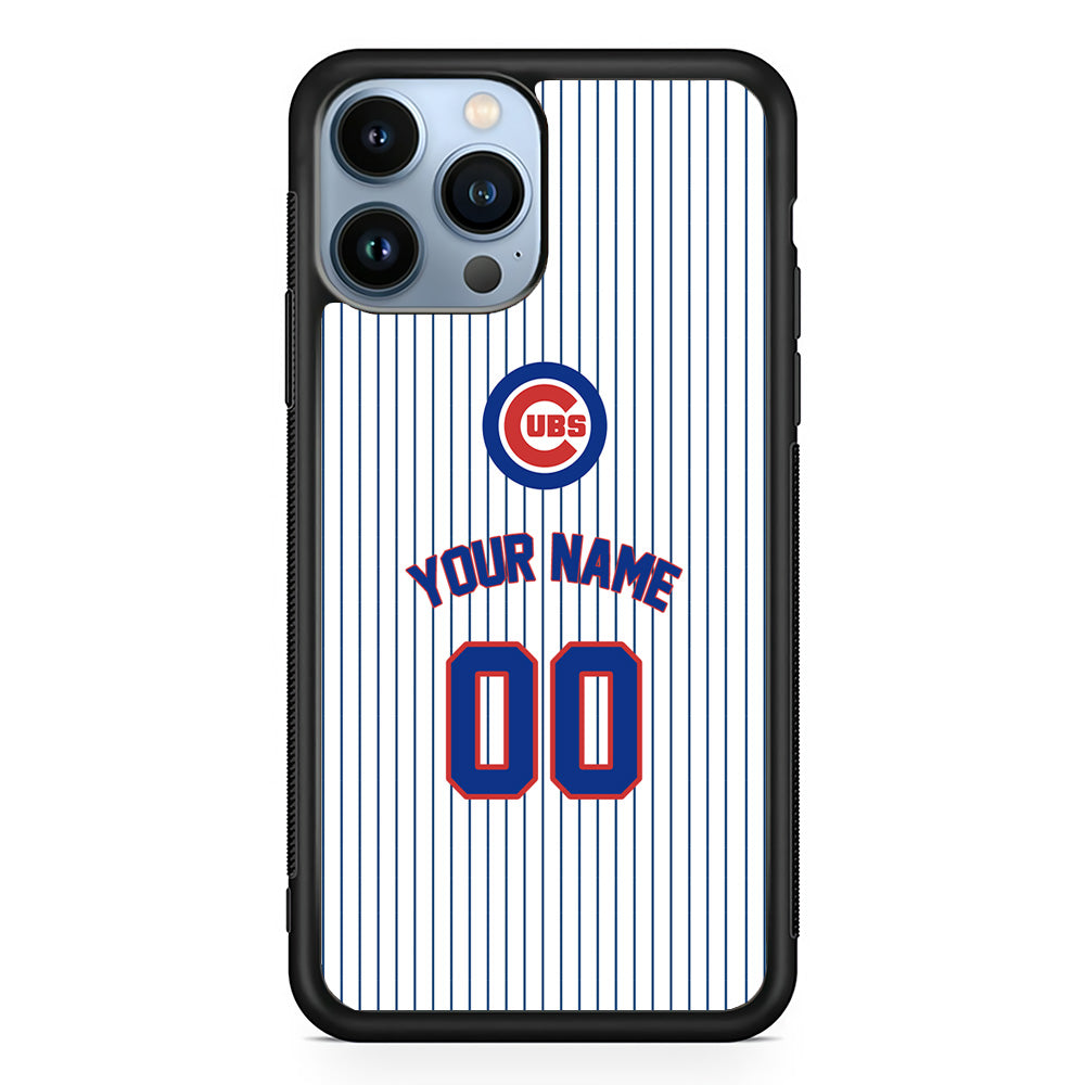 Custom Jersey Chicago Cubs MLB Phone Case