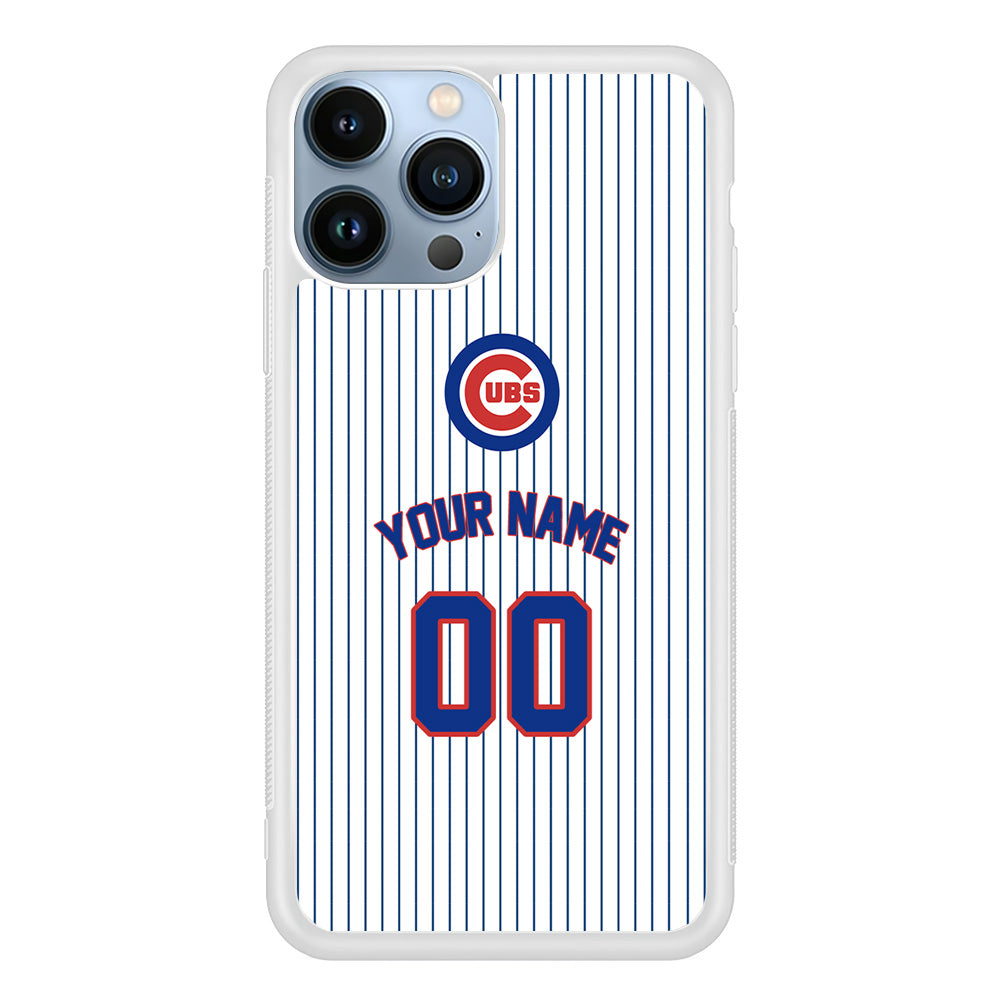 Custom Jersey Chicago Cubs MLB Phone Case