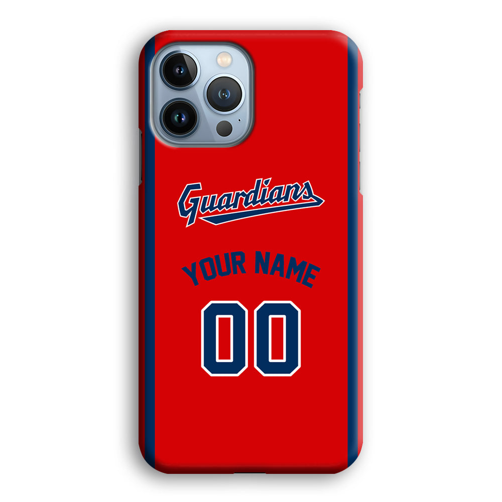 Custom Jersey Cleveland Guardians MLB Phone Case