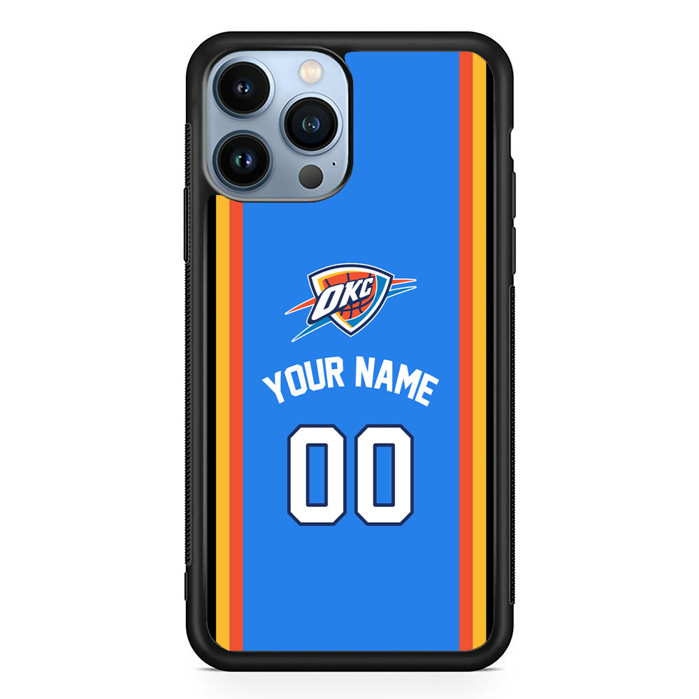 Custom Jersey Oklahoma City Thunder NBA Phone Case