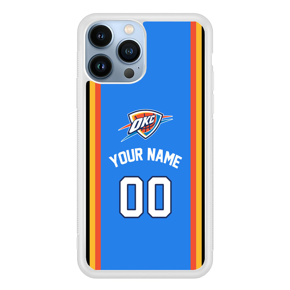 Custom Jersey Oklahoma City Thunder NBA Phone Case