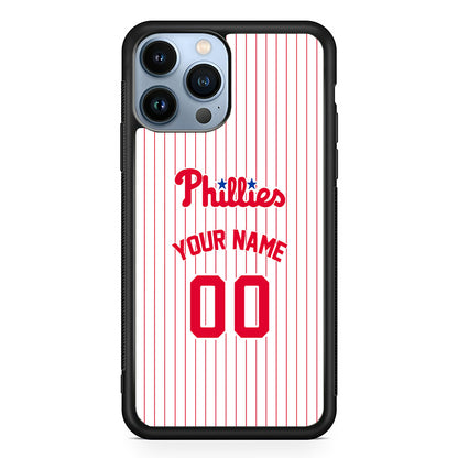 Custom Jersey Philadelphia Phillies MLB Phone Case