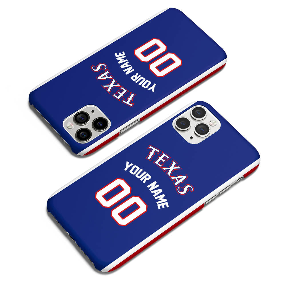 Keyscaper Texas Rangers Light Blue iPhone Solid Design Bump Case
