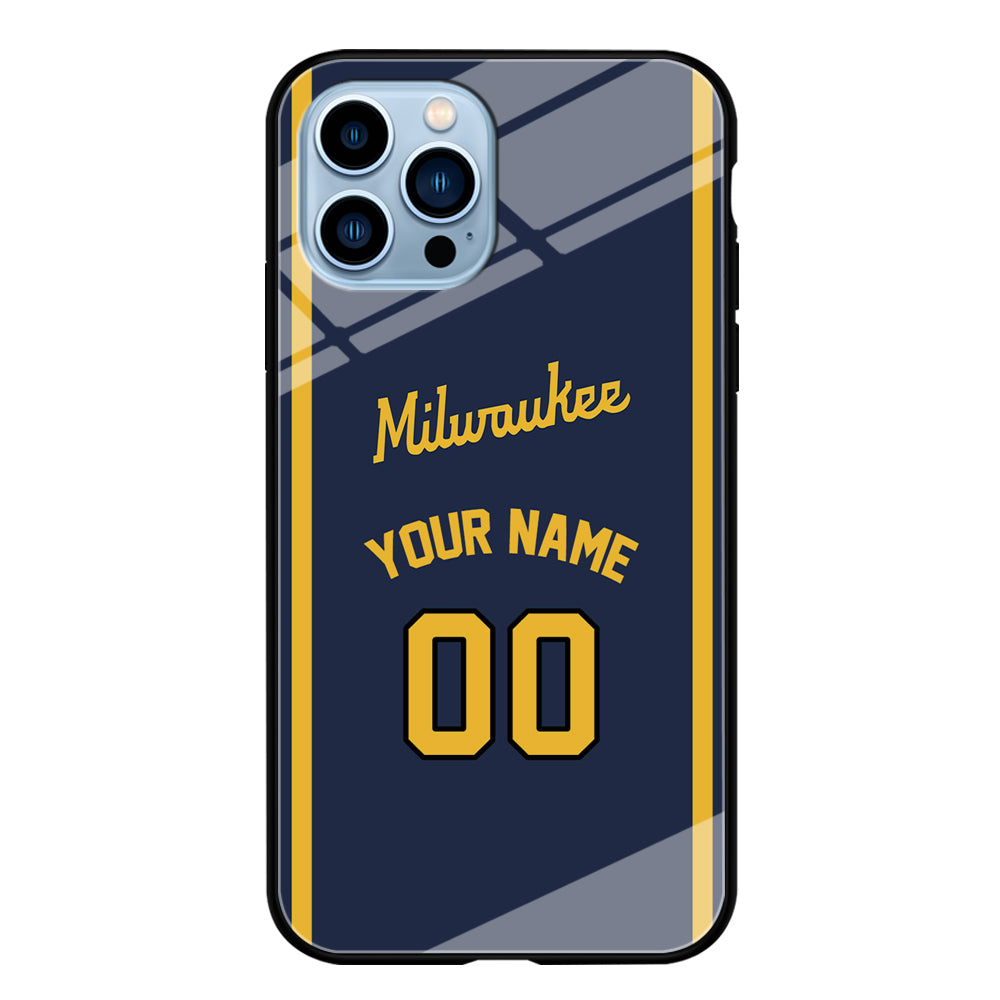Custom Jersey Milwaukee Brewers MLB Phone Case