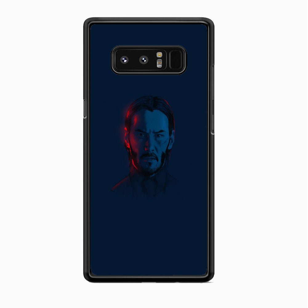 John Wick Face Navy Samsung Galaxy Note 8 Case