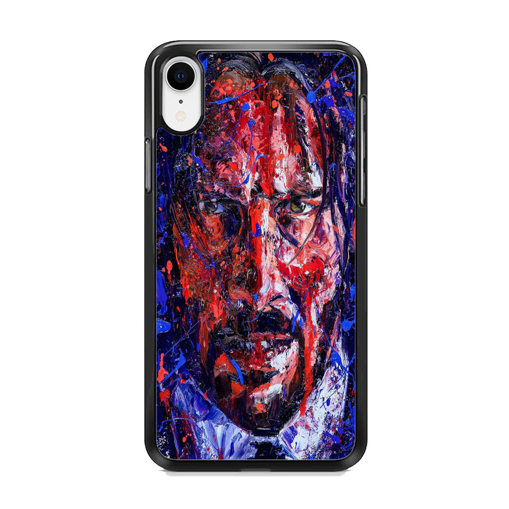John Wick Paint Art iPhone XR Case