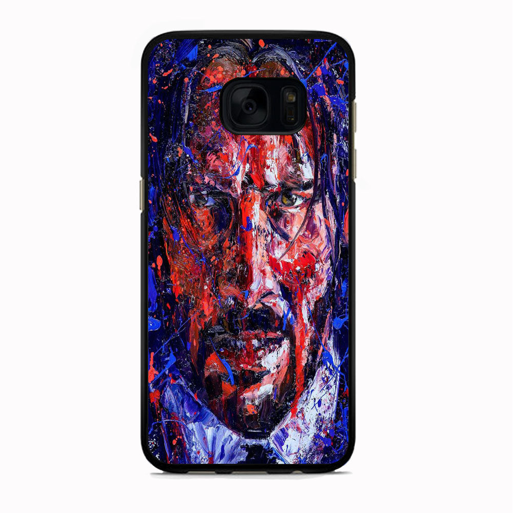 John Wick Paint Art Samsung Galaxy S7 Edge Case