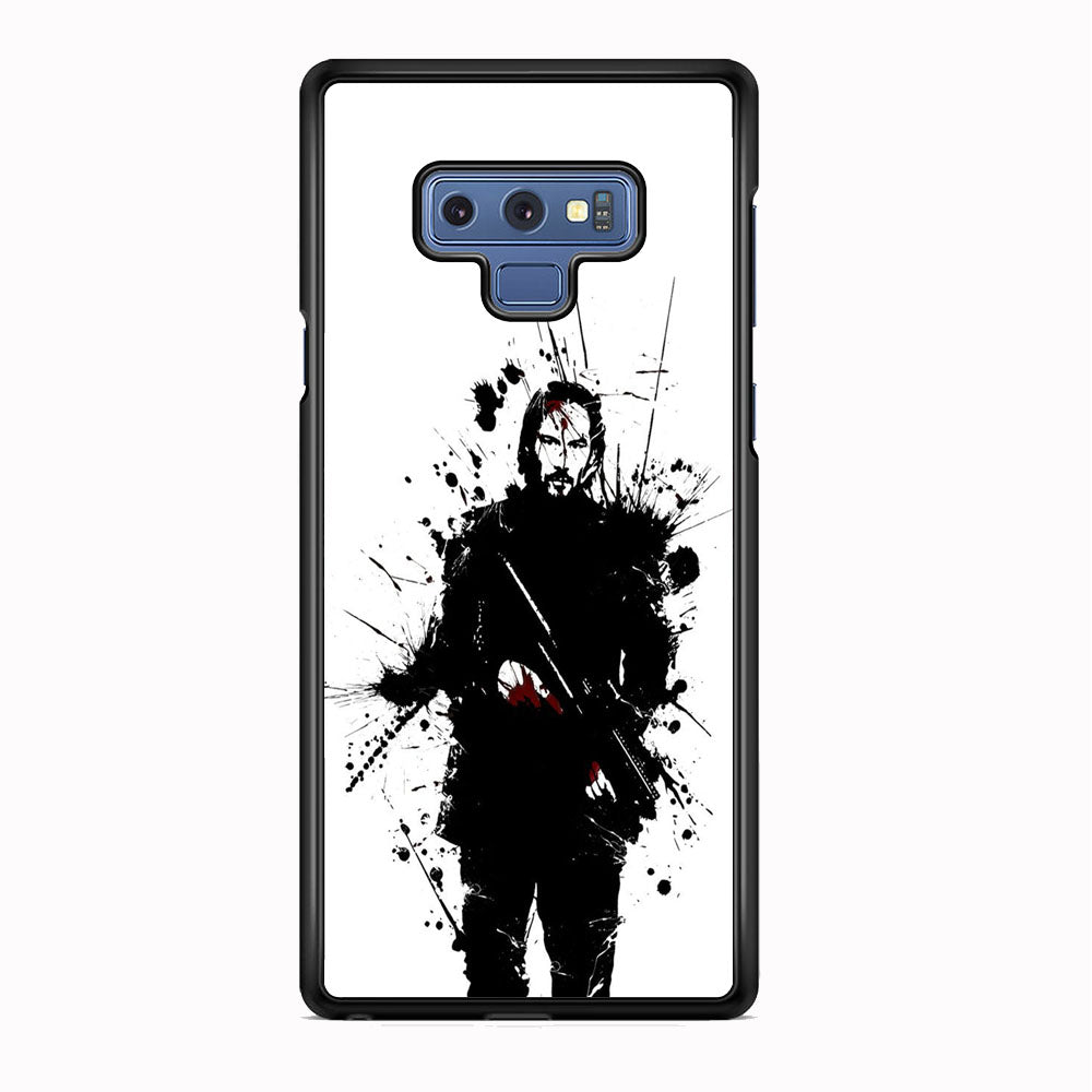 John Wick White Splash Art Samsung Galaxy Note 9 Case