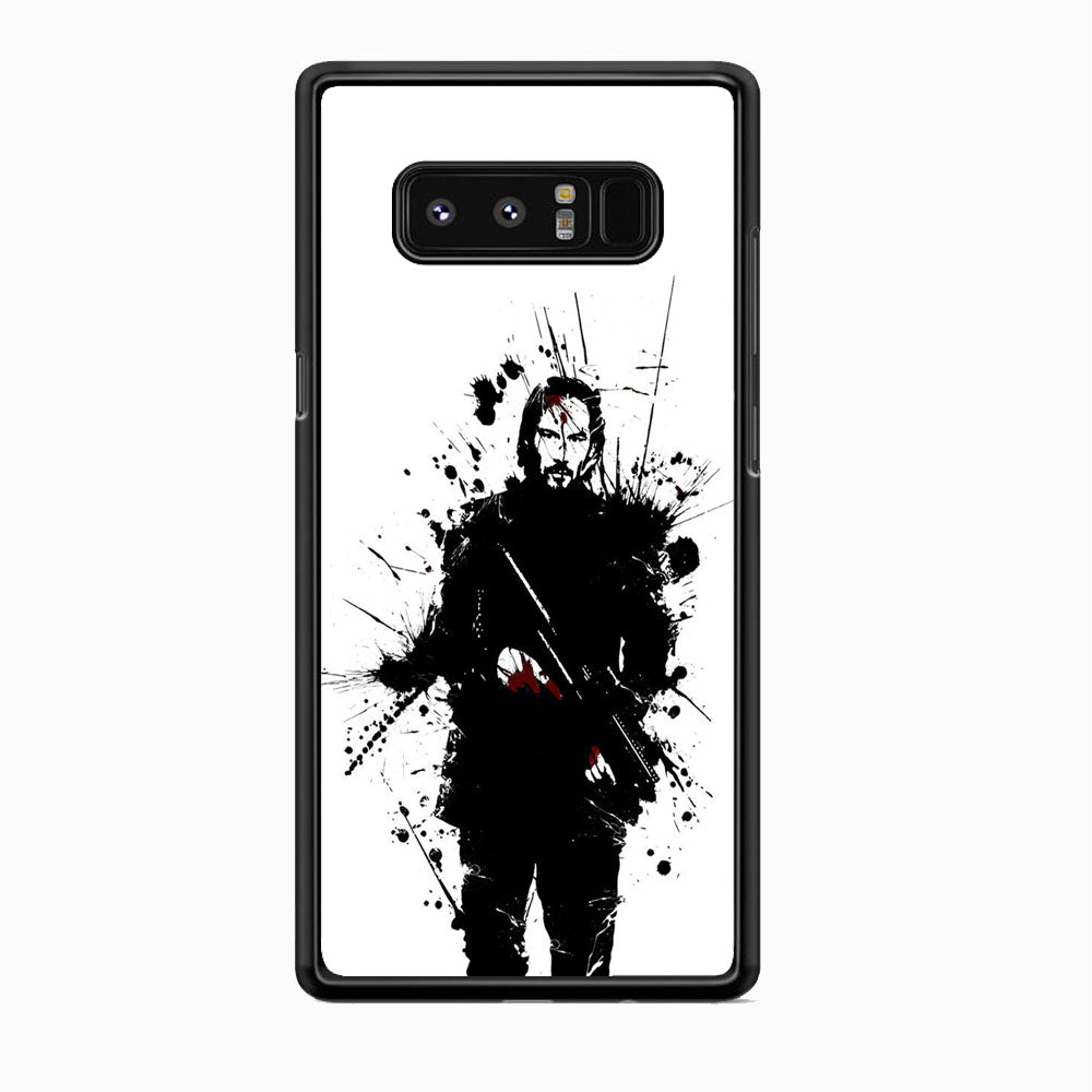 John Wick White Splash Art Samsung Galaxy Note 8 Case