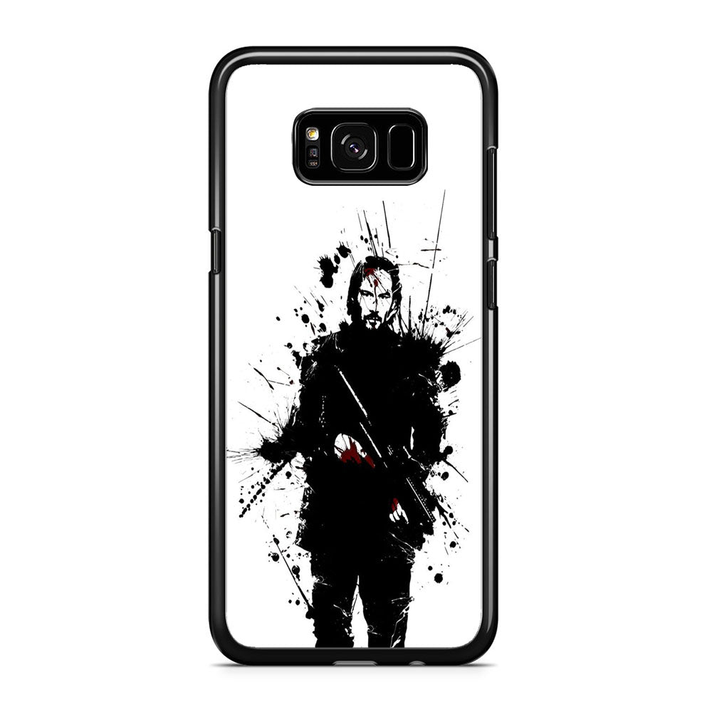 John Wick White Splash Art Samsung Galaxy S8 Case