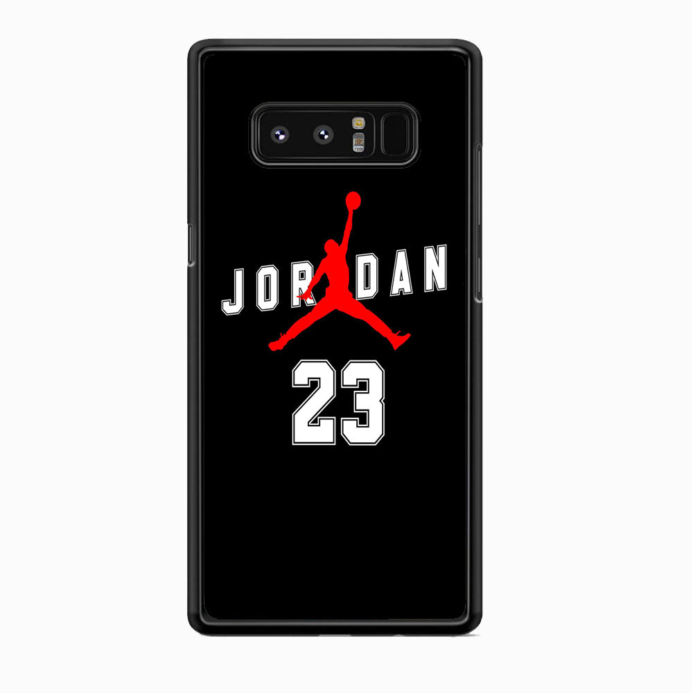Jordan Black 23 Samsung Galaxy Note 8 Case