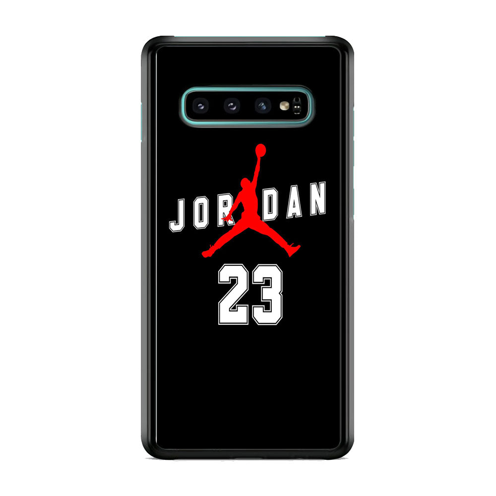 Jordan Black 23 Samsung Galaxy S10 Plus Case