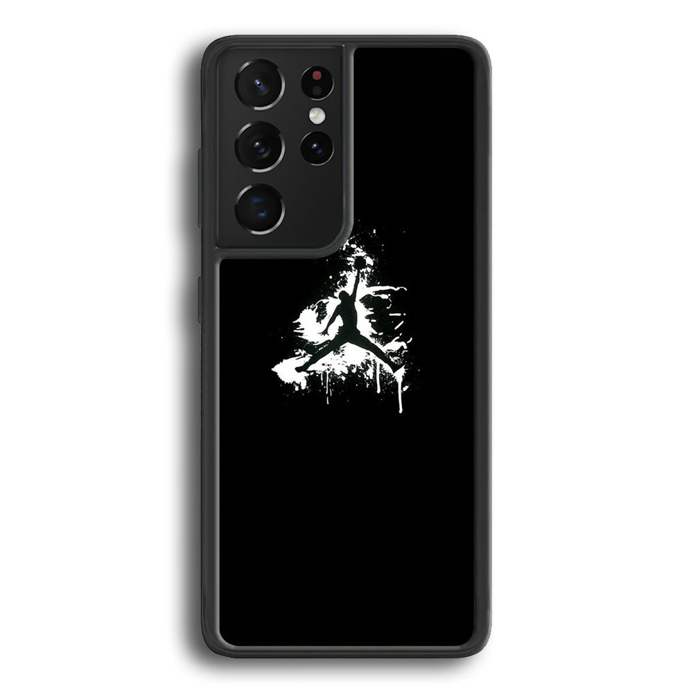 Jordan Black White Gravity Samsung Galaxy S21 Ultra Case - Ezzystore