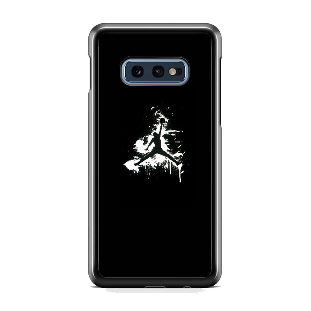 Jordan Black White Gravity Samsung Galaxy 10e Case