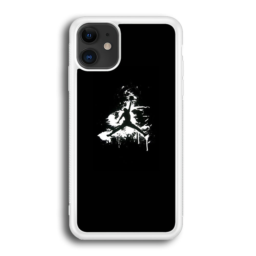 Jordan Black White Gravity iPhone 12 Case