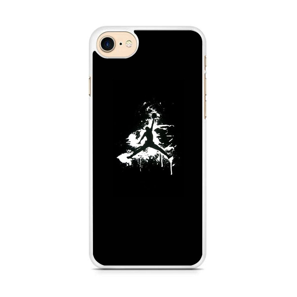 Jordan Black White Gravity iPhone 8 Case