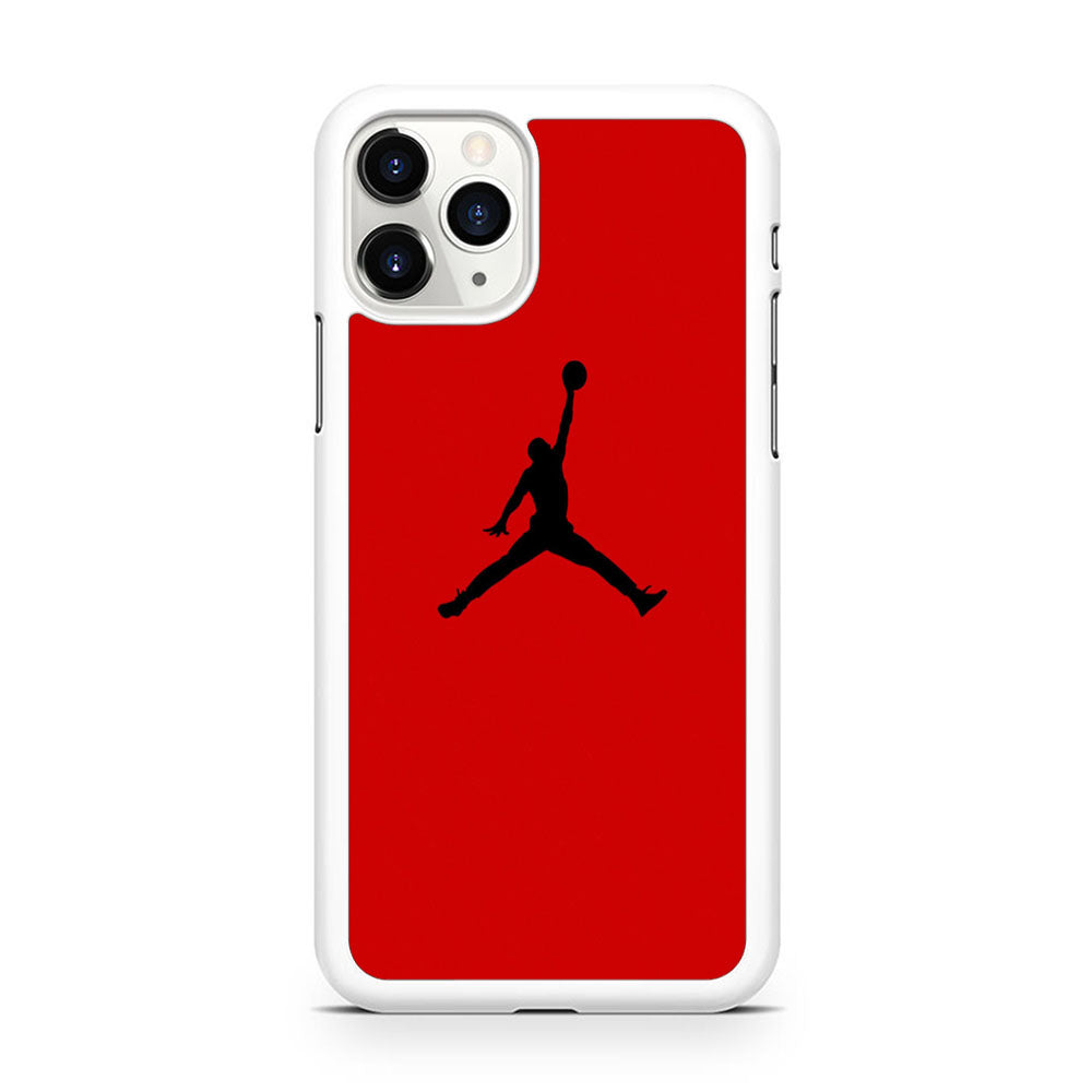 Jordan Red Simple iPhone 11 Pro Case