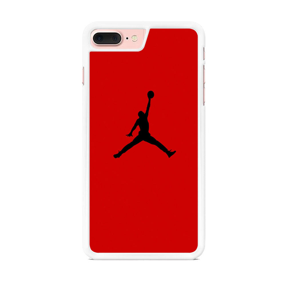 Jordan Red Simple iPhone 8 Plus Case