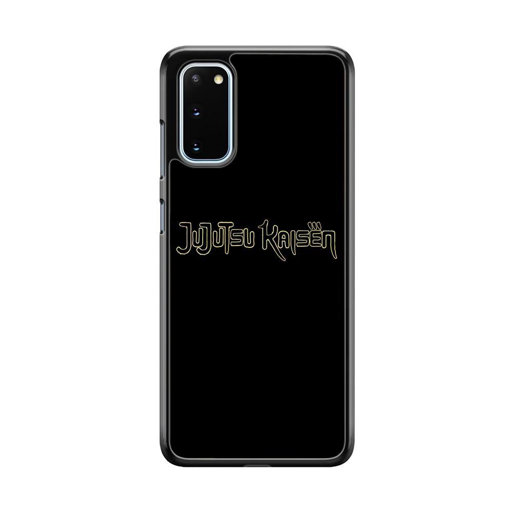 Jujutsu Kaisen Logo Black Gold Samsung Galaxy S20 Case - ezzyst
