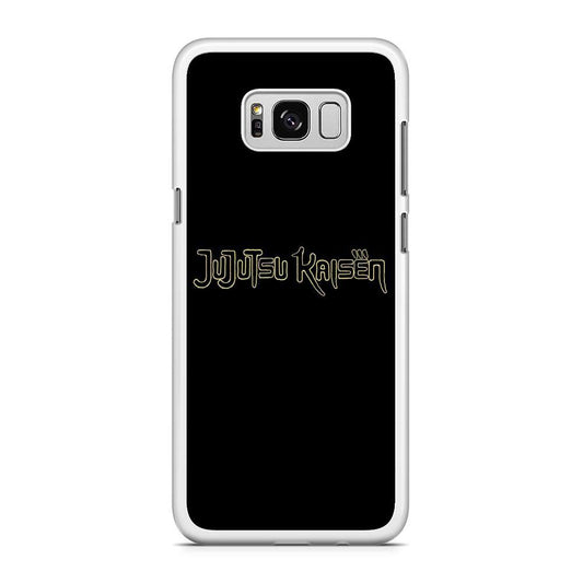 Jujutsu Kaisen Logo Black Gold Samsung Galaxy S8 Case - ezzyst