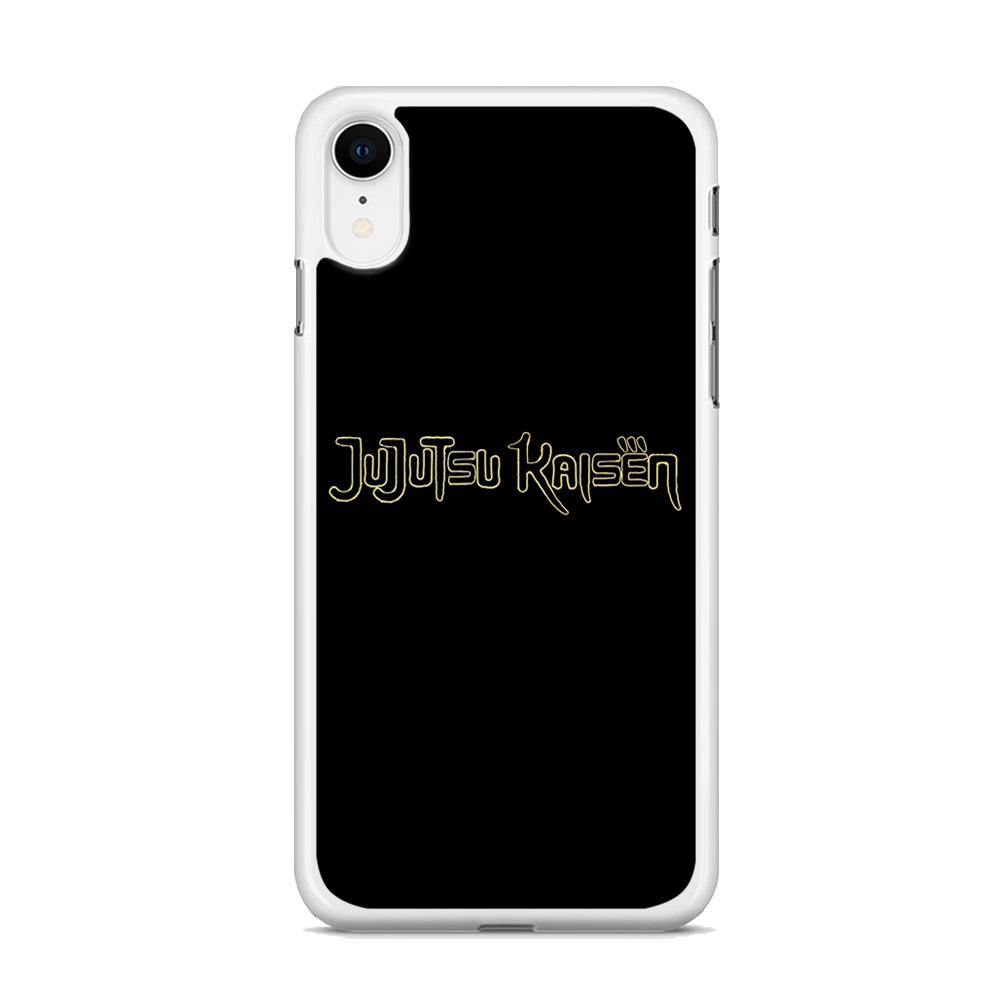 Jujutsu Kaisen Logo Black Gold iPhone XR Case - ezzyst
